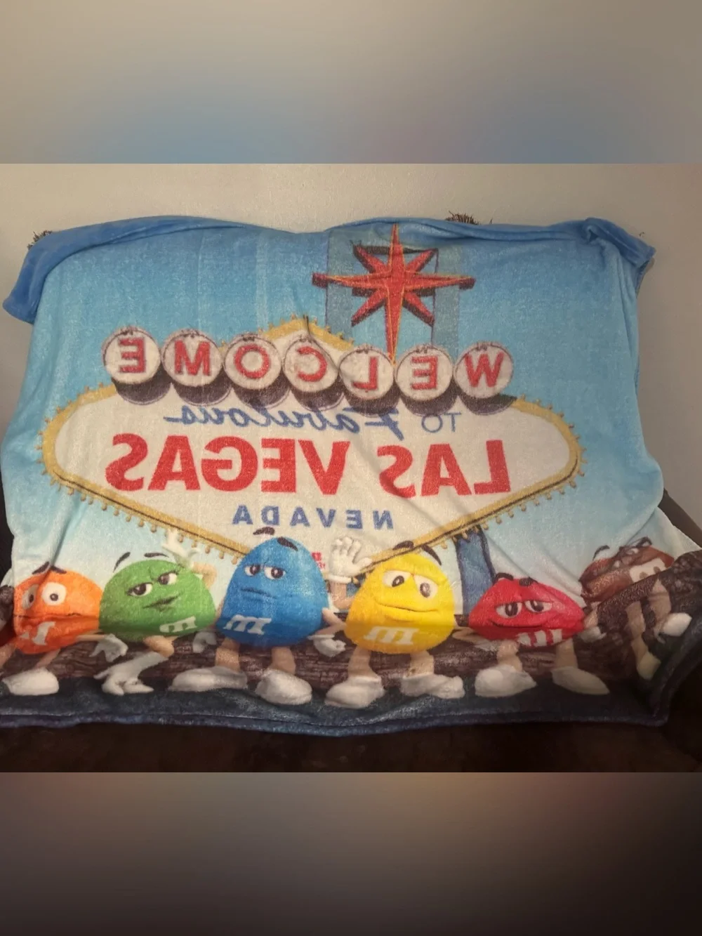 M&M's Las Vegas Welcome Fleece Throw Blanket - Multicolor